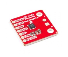 SparkFun MAX98357A audio dekoderis 2.5V – 5.5V 2.4mA 3.2 W I2S