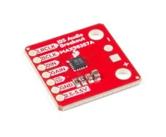 SparkFun MAX98357A audio dekoderis 2.5V – 5.5V 2.4mA 3.2 W I2S