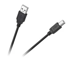Cabletech Oem Spausdintuvo kabelis USB AB 1.8m - Juodas