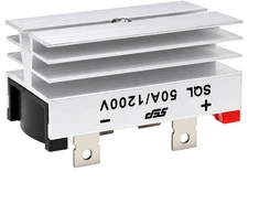 SQL 50A 1200V trifazis tiltinis lygintuvas su radiatoriumi, trifazis