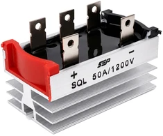 SQL 50A 1200V trifazis tiltinis lygintuvas su radiatoriumi, trifazis