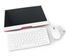 Raspberry Pi 500 kompiuterio rinkinys su 8 GB RAM + 15.6 colio IPS LCD monitoriumi + oficialūs priedai