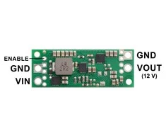 Step-Up įtampos reguliatorius U3V70F12, 12V, 10A, Pololu 2895