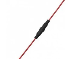 Oem Stiklinio saugiklio lizdas 6x30mm - su laidais - lizdas - rankena