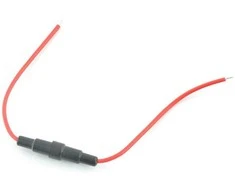Oem Stiklinių saugiklių laikiklių rinkinys 5x20mm su laidais - 10vnt