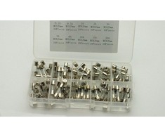 Oem Stiklo saugiklių rinkinys 5x20mm 100vnt,