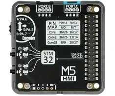 STM32F030 HMI modulis - su koduotuvu ir 500 mAh baterija - M5Stack M129