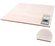 Oem Suapvalinta fanera - 3mm 200x200mm - Dizainas - Graviravimui