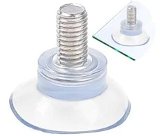 Oem Sujungta pėda 28x20mm sidabrinė - M6 baldų kojelė - reguliuojama koja baldams