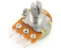 Oem Sukamasis potenciometras 10kΩ tiesinis 1/8W