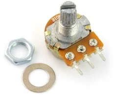 Oem Sukamasis potenciometras 10kΩ tiesinis 1/8W