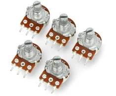Oem Sukamasis potenciometras 2kOhm tiesinis 1/5W B2K - 5 vnt