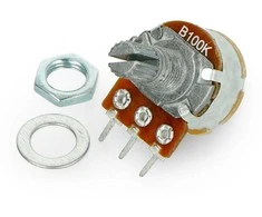 Oem Sukamasis tiesinis potenciometras 100kOhm - 5 vnt