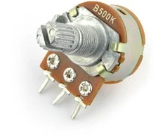 Oem Sukamasis tiesinis potenciometras 500kOhm - 5 vnt