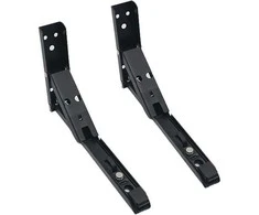 Oem Sulankstoma baldų atrama - 20cm - juoda - metalinė atrama