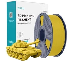 Sunlu PLA+ High-Speed Geltona Filament