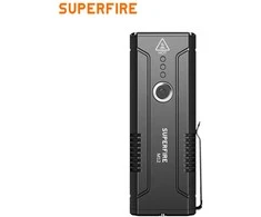 Superfire Žibintuvėlis M12, 8000lm, 112W, įkraunamas USB C, 4x 18650 8000mAh, IP44