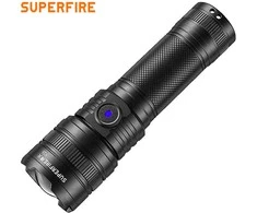 Superfire Žibintuvėlis Y26, 816lm, 15W, įkraunamas USB C, 1x 26650 3700mAh, IP43