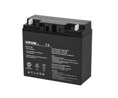 Švino akumuliatorius VIPOW 12V 17Ah