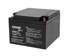 Švino akumuliatorius VIPOW 12V 26Ah