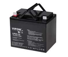 Švino akumuliatorius VIPOW 12V 33Ah