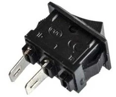 Oem Svirties jungiklis 15x10mm – juodas – 2PIN – 250VAC/3A – ĮJUNGTAS-IŠJUNGTAS