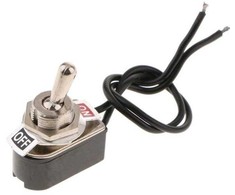 Oem Svirties jungiklis su kabeliu - 3A - 250V - 2 padėtys ON-OFF - KNS-1