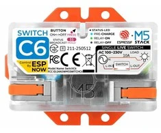SwitchC6 – valdiklis elektros grandinėms valdyti – ESP32-C6 ir WiFi – M5Stack K140
