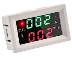 Oem T2401 programuojamas laikmačio relės modulis – delsa – dvigubas ekranas DC 12V