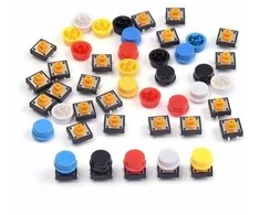 Oem Arduino mygtukų rinkinys 25vnt - jungiklis 12x12x7.3mm