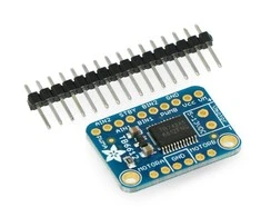 TB6612, dviejų kanalų 13.5V / 1.2A variklio valdiklis su jungtimis, Adafruit 2448