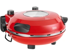 Sumuštinių keptuvas TEESA SUPREME + picos orkaitė, 1200 W, 32 cm, langas, nuimamas akmuo, dviejų šildytuvų valdymas
