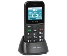 Telefonas senjorams BLOW Juodas su S18D stovu