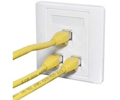 Oem Telefono arba interneto lizdo dangtelis - 3 iškyšos - lizdo dangtelis