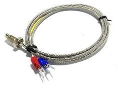 Termoelemento temperatūros jutiklis - 100 cm - M6 sriegis - matavimo diapazonas iki +600*C