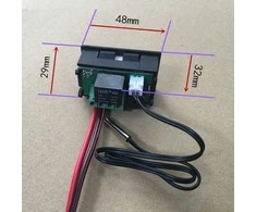 Oem Termostatas 12V W2 -50°C iki 110°C - Raudonas-mėlynas - su temperatūros reguliatoriumi