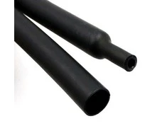 Oem Termovamzdelis 3 / 1 su klijais 6.4mm juodas 1m
