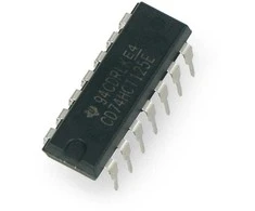 Texas Instruments Loginė grandinė CD74HCT125E - magistralės valdiklis - 4 kanalai