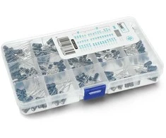 THT elektrolitinių kondensatorių rinkinys - 200 vnt - justPi