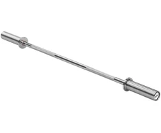 Tiesi olimpinė strypas su guoliais, olimpinė štanga su guoliais 120cm 9kg REBEL ACTIVE