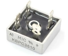 Oem Tilto lygintuvas KBPC3510 - 1000V/35A - su jungtimis