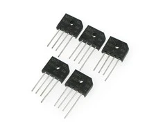 Oem Tilto lygintuvas KBU6M - 1000V/6A - plokščias - 5 vnt