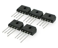 Oem Tilto lygintuvas KBU6M - 1000V/6A - plokščias - 5 vnt