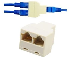 Złącze Oem Tinklo kabelio adapteris 1xRJ45 į 2xRJ45