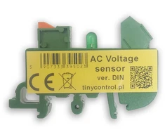 Tinycontrol – 230 V kintamosios srovės tinklo įtampos buvimo jutiklis – skirtas DIN bėgeliui