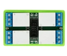Tinycontrol LANKON-094 - relės modulis 4x 10A / ritė 45V GSM / LAN valdikliui - DIN bėgiui