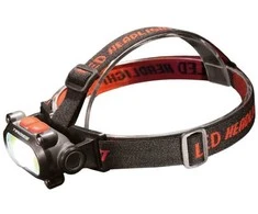 Tiross LED žibintuvėlis ant galvos įkraunamas XPE 120lm + COB 200lm, 18650 1200mAh