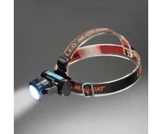 Tiross Žibintuvėlis ant galvos įkraunamas 2W / 3W LED, 150lm, 1200mAh