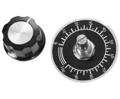 Oem TOPVR potenciometro rankenėlės skalė 0-100 - potenciometro ratukas