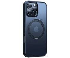 Torras Ostand dėklas, skirtas iPhone 16 Pro (juodas)